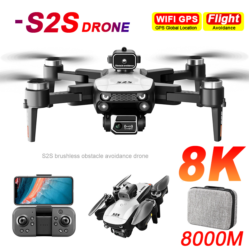 Rc Hobby Wholesale - Novo Drone S2S 8K Profissional HD