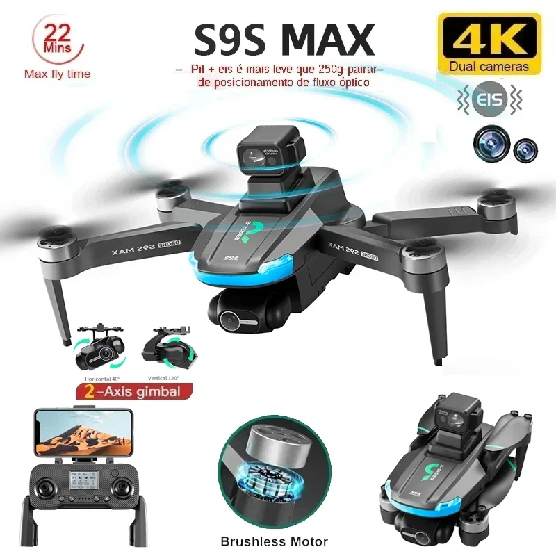 Top Rc Hobby Mini Xcub - Novo s9s max mini drone 4k