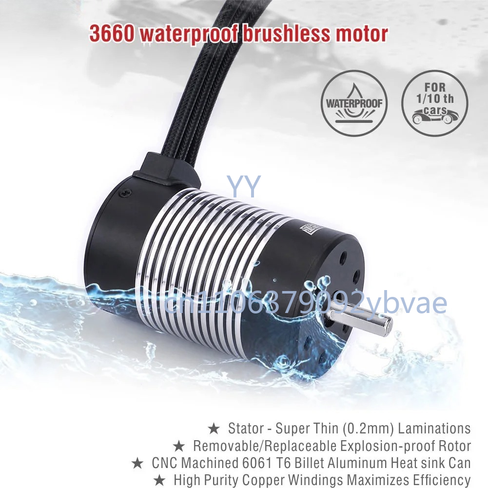 Brushless Motor 3650 - Motor sem escova à prova d'água