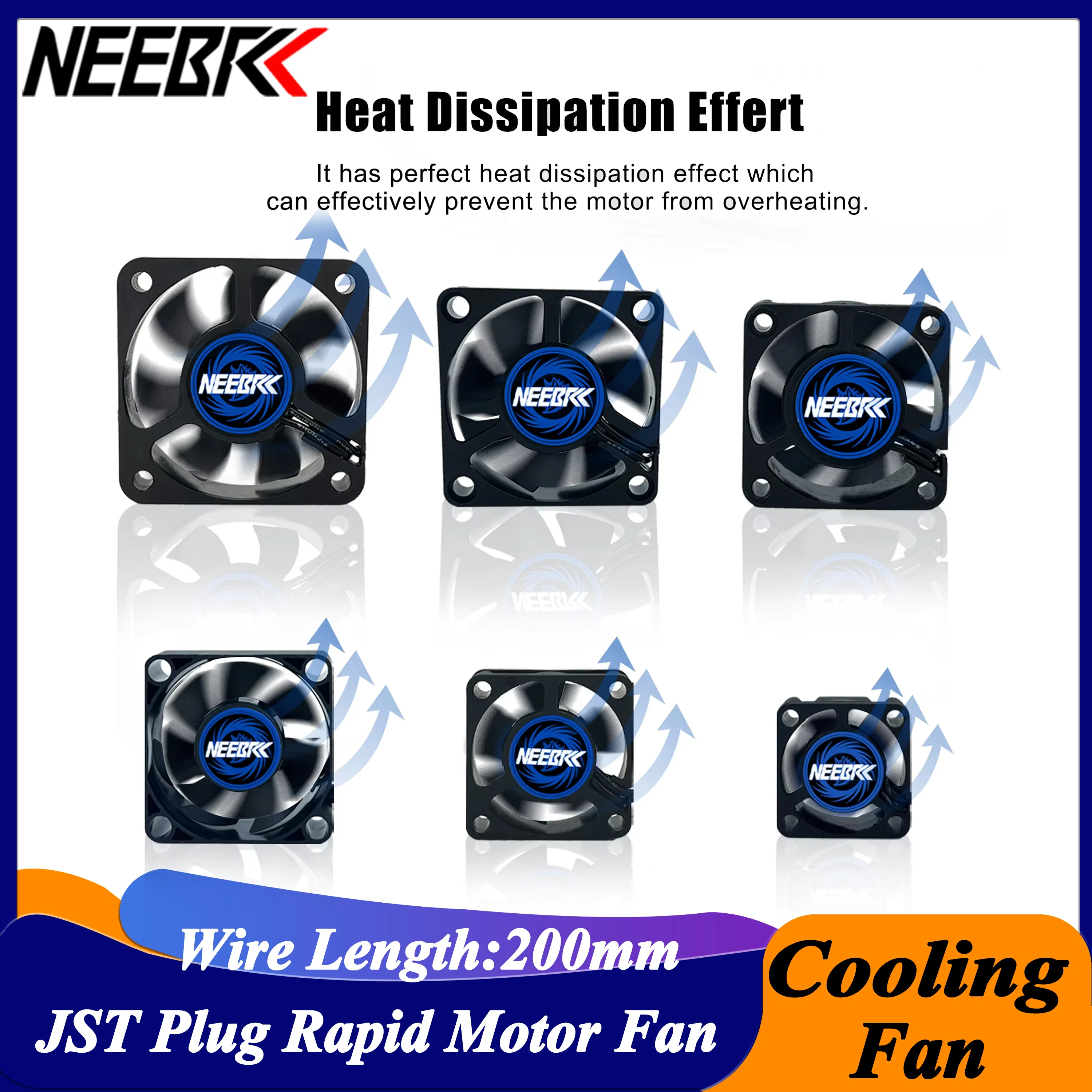 Brushless Motor 3650 - Neebrc ventilador de refrigeração dissipador de