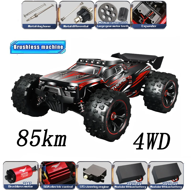 Rc Hobby Grade Cars - 1:14 85 km/h ou 50 km/h