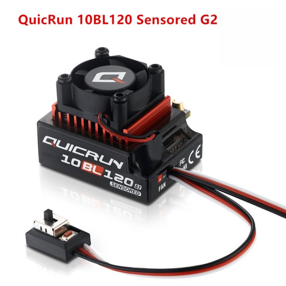 Brushless Motor 3650 - FATJAY Hobbywing QUICRUN-10BL-120-G2 120A ESC Sensored