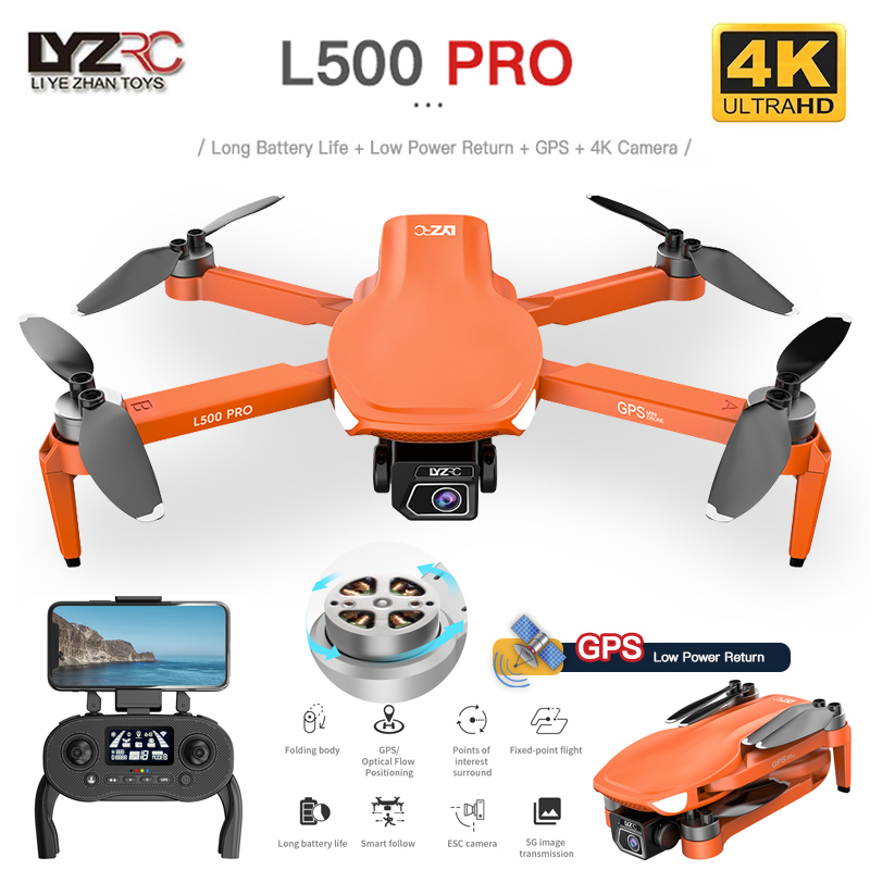 L500 PRO GPS Drone 4K Profesio - Top Rc Hobby Mini Xcub avaliação e preço