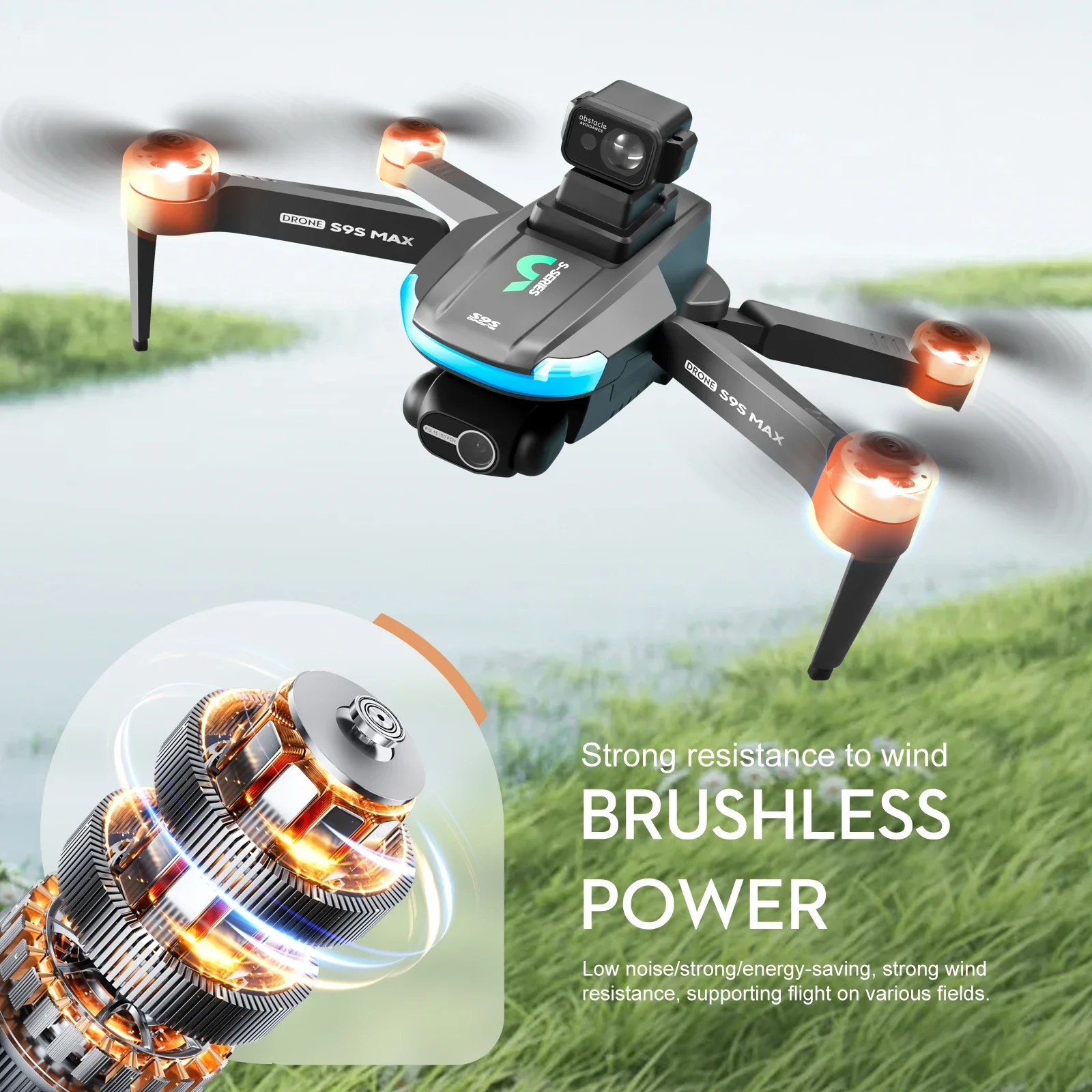 Novo s9s max mini drone 4k 2 e - Top Rc Hobby Mini Xcub avaliação e preço