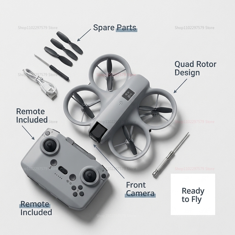 Mini Drone com Câmera HD 8K FP - Top Rc Hobby Mini Xcub avaliação e preço