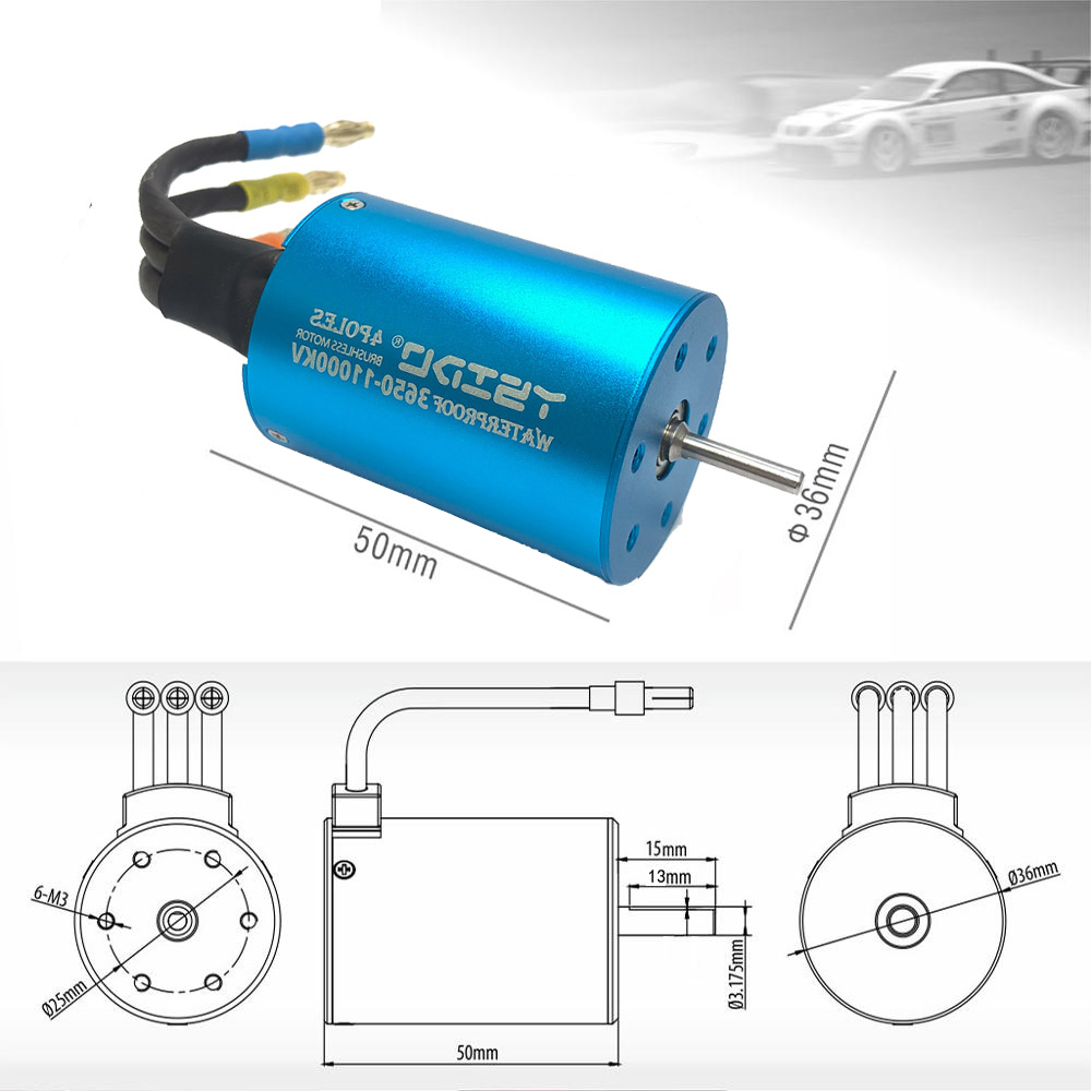 Motor Brushless YSIDO 3650 60A - Brushless Motor 3650 avaliação e preço