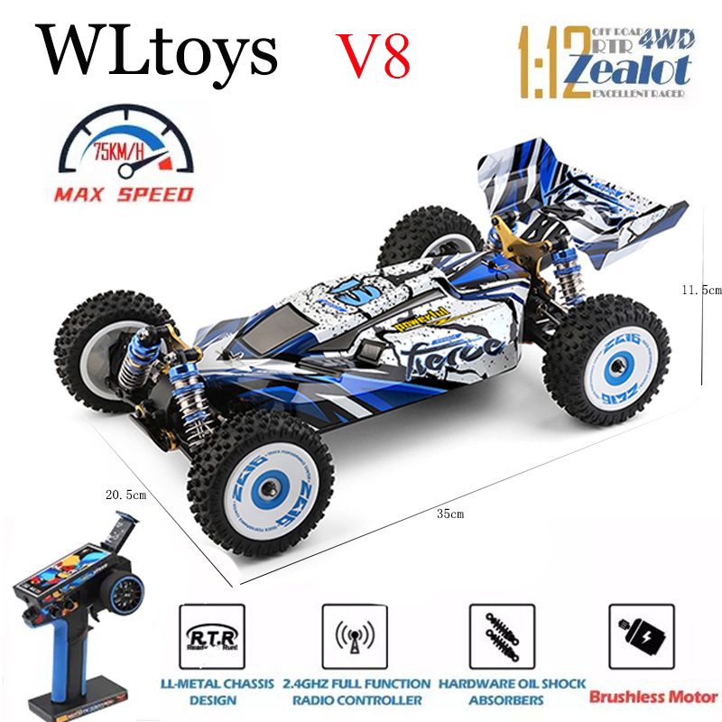 WLtoys 124017 124007   75 km/h - Rc Hobby Grade Cars avaliação e preço