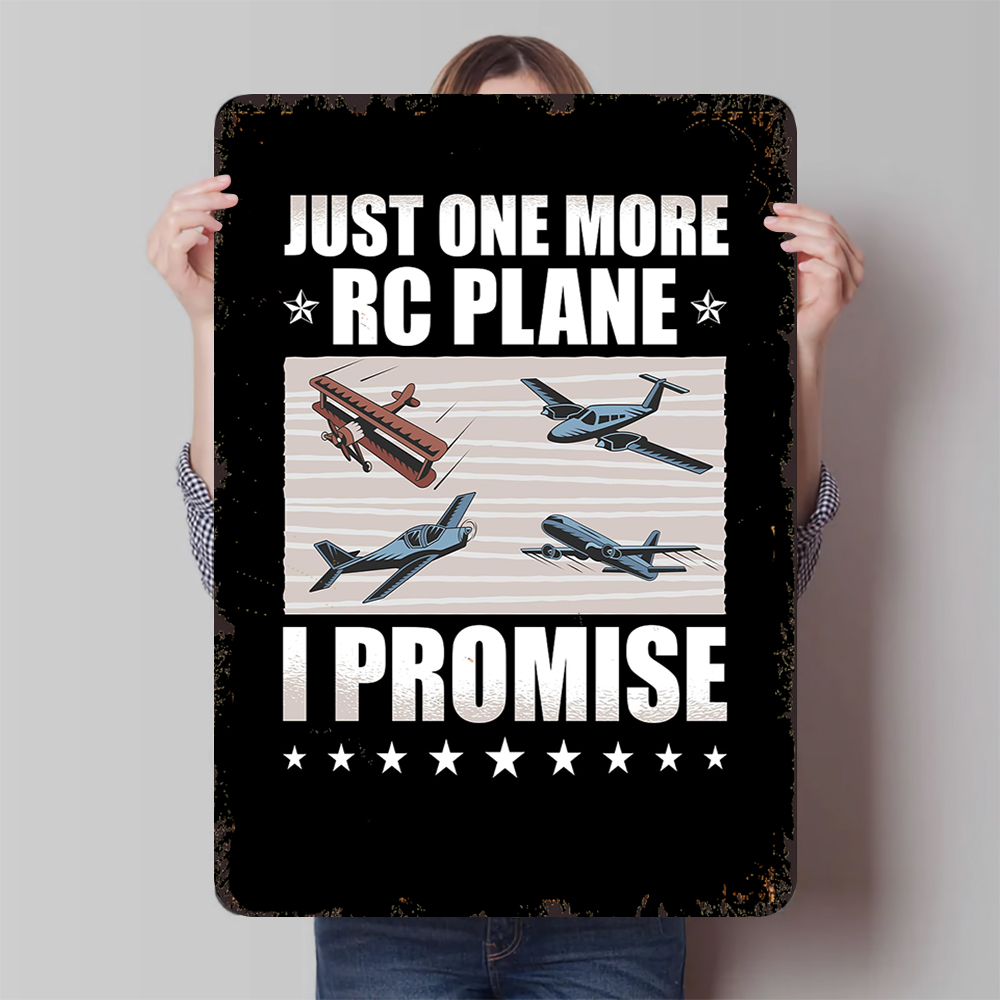 Placa de metal decorativa para - Rc Hobby Garage avaliação e preço