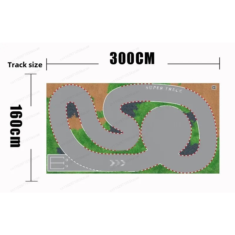 Pista de Corrida RC em Escala  - Rc Hobby Race Track avaliação e preço