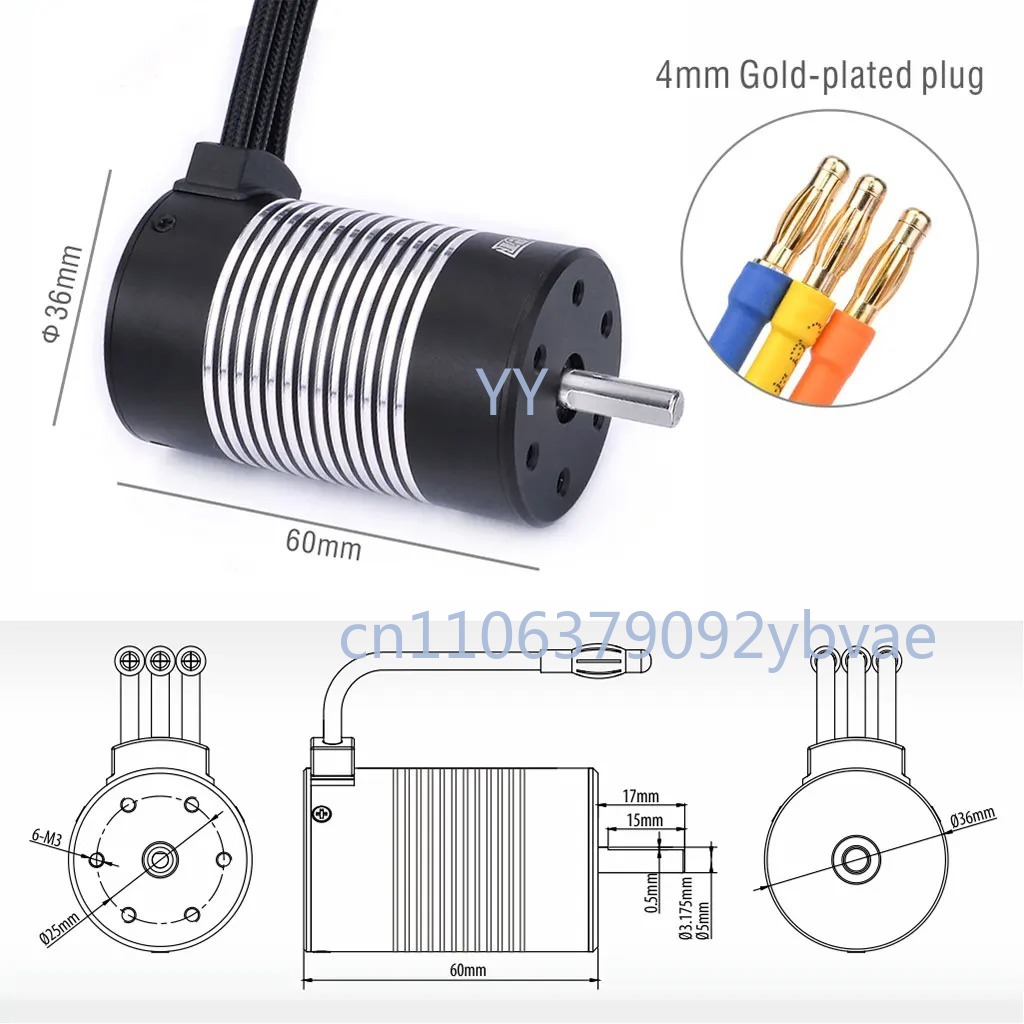 Motor sem escova à prova d'águ - Brushless Motor 3650 avaliação e preço