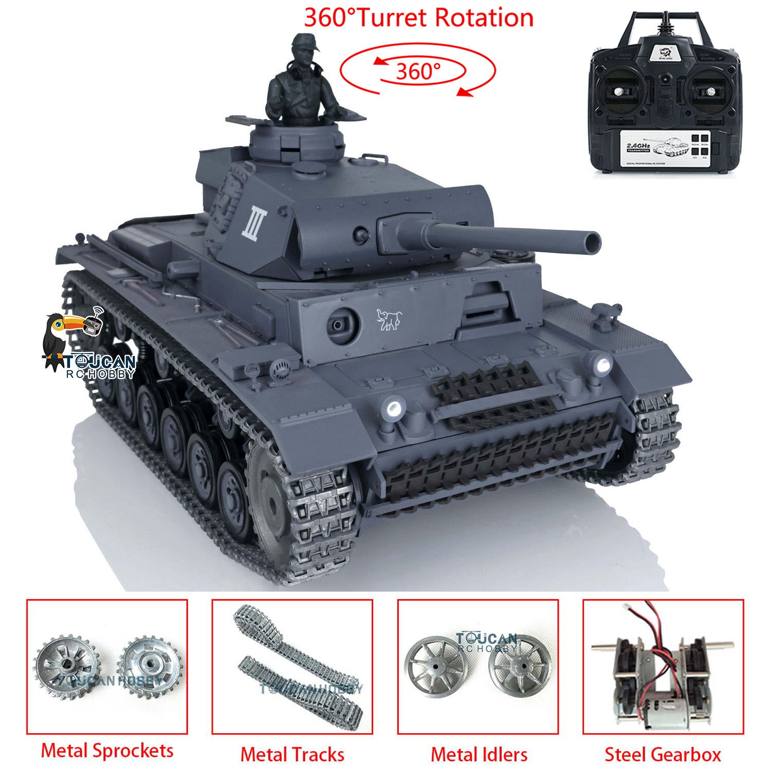 Oferta EUA: Tanque RC Henglong - Rc Hobby Land avaliação e preço