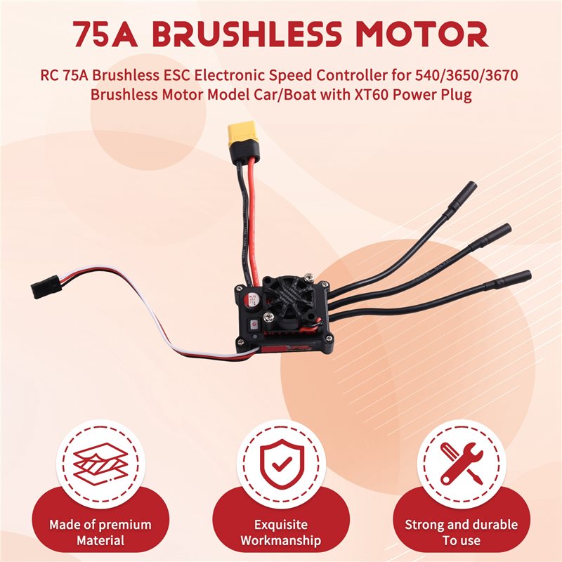 Controlador eletrônico de velo - Brushless Motor 3650 avaliação e preço